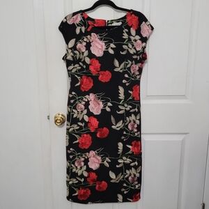 Label by 5 Twelve Embroidered Floral Midi Dress